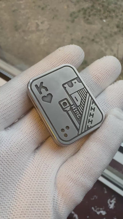 Poker Shuffle 2.0 Stainless Steel/Copper (KK)