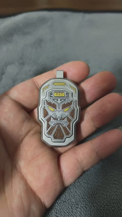 Yellow Jambhala Figure Titanium