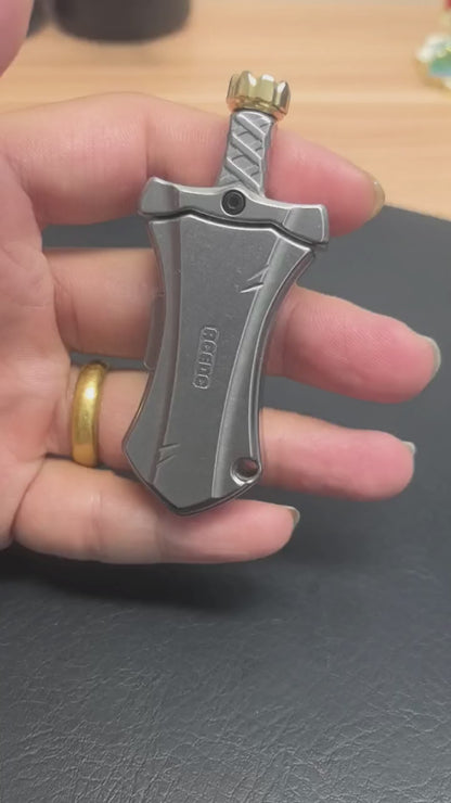 Master Sword Stonewashed Titanium