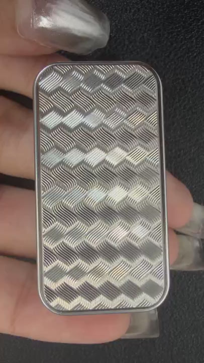 Guilloch Stainless Steel Titanium