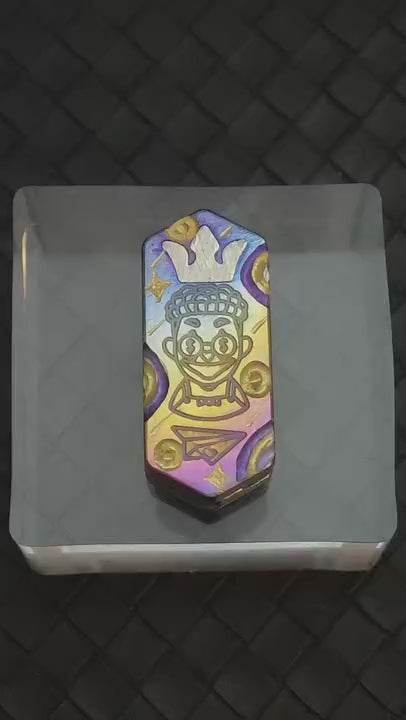 ZacLab Plane Titanium Engraved