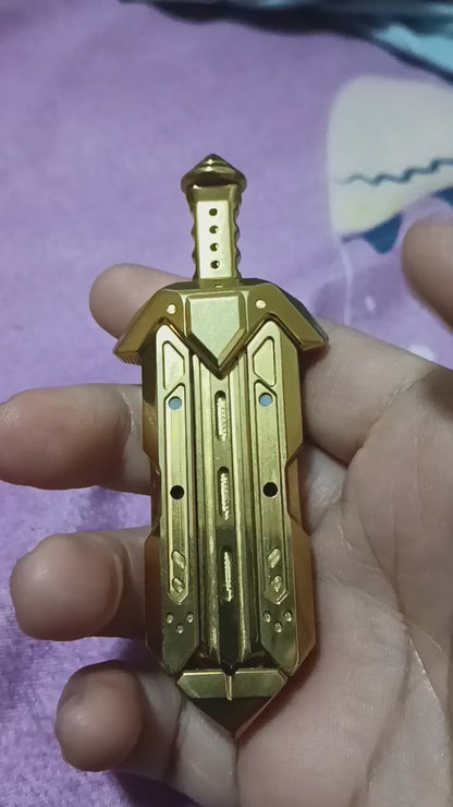 Michael Polished Stainless Steel Gold Plated