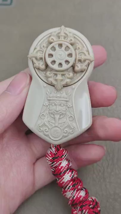 Demon Subduing Toga Tangcao Pattern PEEK Engraved