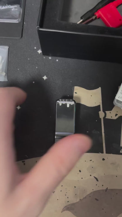 Snake Zirconium PEEK Damasteel