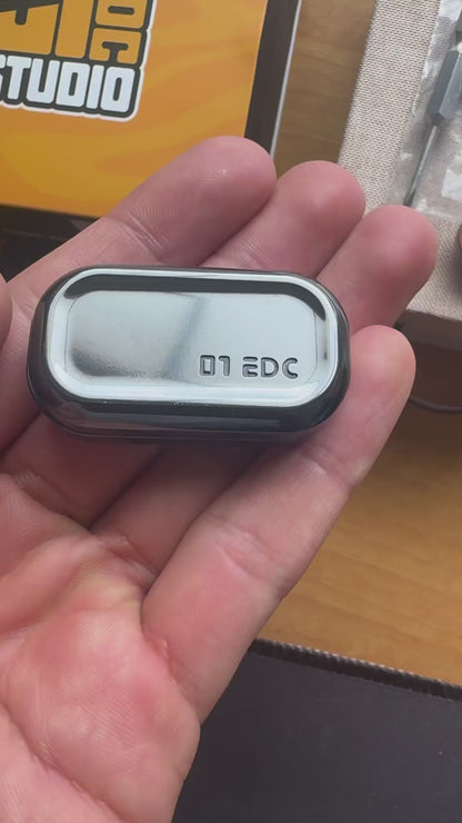 01EDC Slider No.12 Shell Zirconium + Buckyball Core