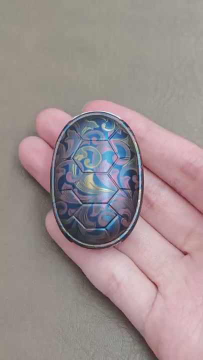 Jingle Beetle Zirconium Engraved