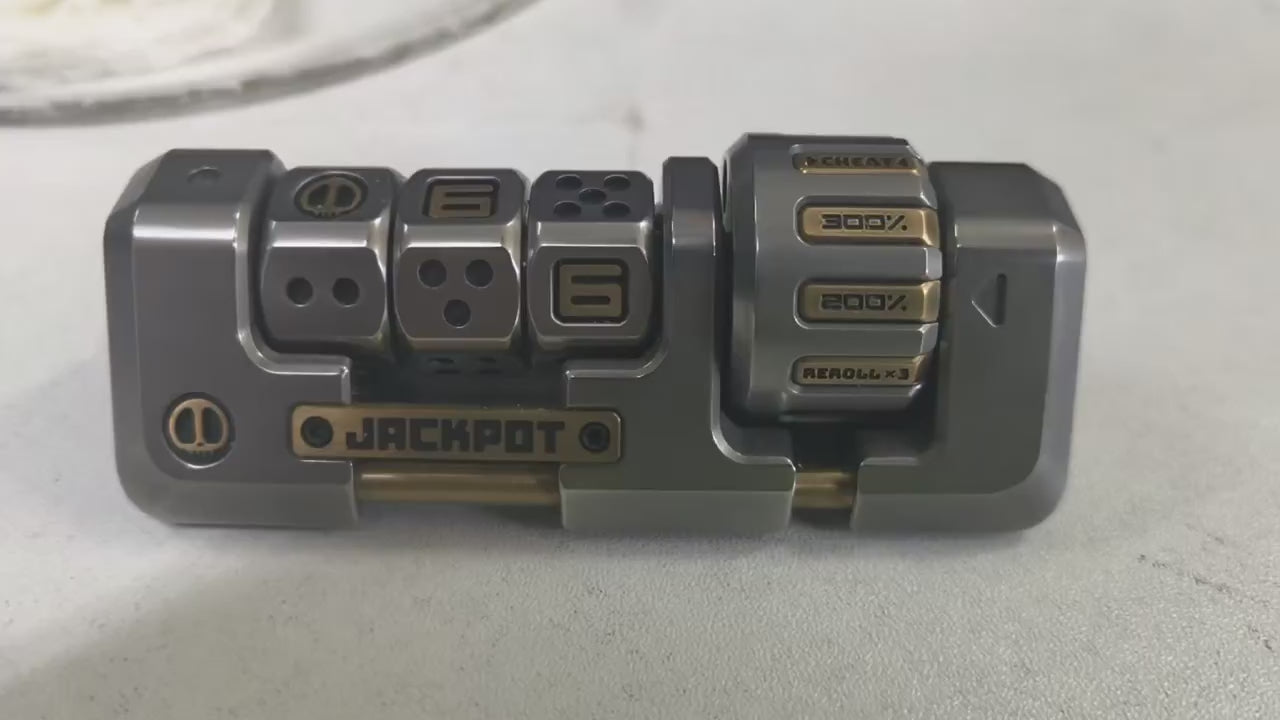Jackpot 2.0 Deskset Brass Stainless Steel