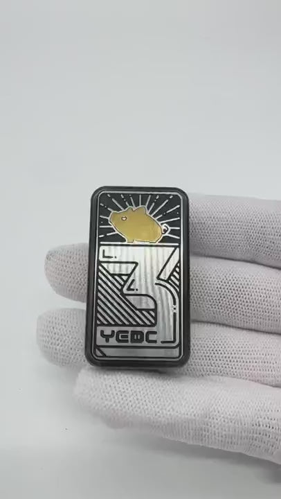 YEDC 3rd Anniversary Golden Pig Stainless Steel