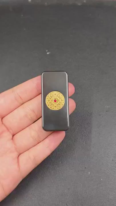Brocade & Azure Paperweight Zirconium