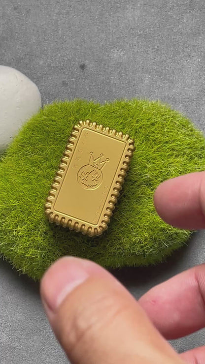 Biscuit Stainless Steel Gold Plated