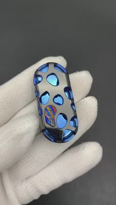 DZ Top B Precision Machined Mechanical Detent EDC Fidget Slider Zirconium