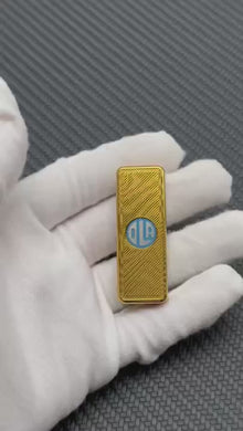 DL EDC Dorae Damasteel Gold Plated