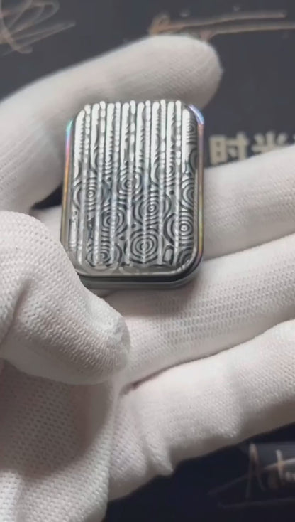 Travel Blue Tongue Damasteel