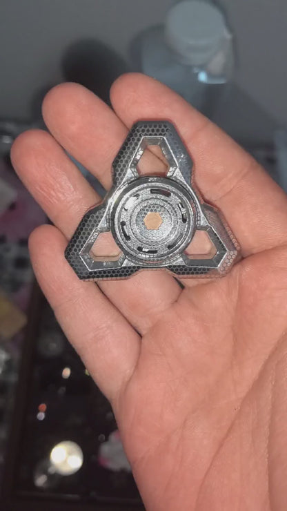 E.X.P Spinner SS Polished (Superconductor Engraving)