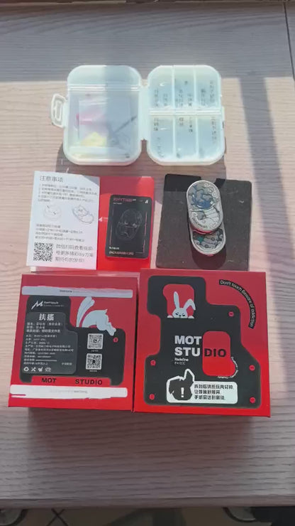 Groove Pro-Fu Yao Colored Titanium-Indigo Mist