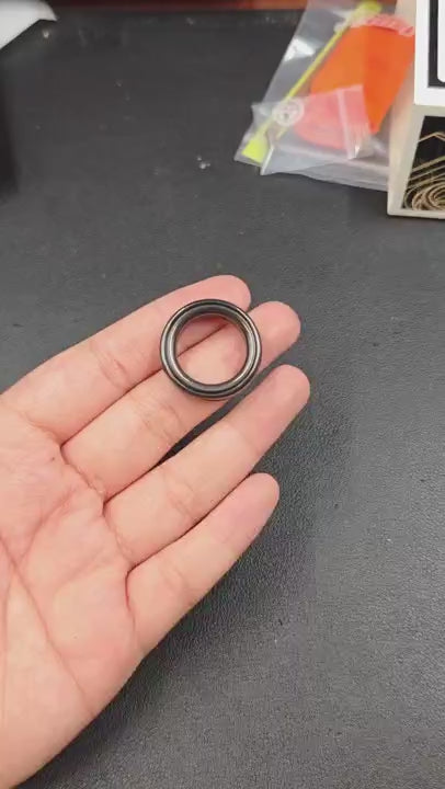 Mechanic I Ring Slim Zirconium