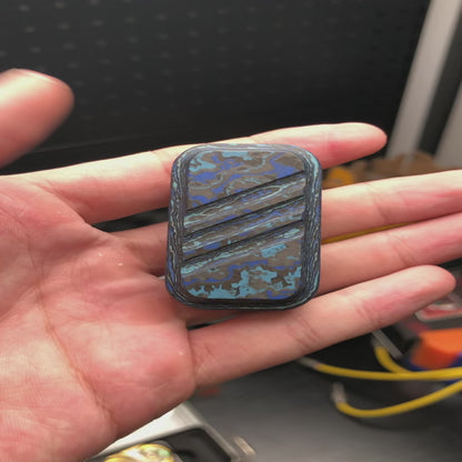 Lucky Candy Carbon Fiber Damascus