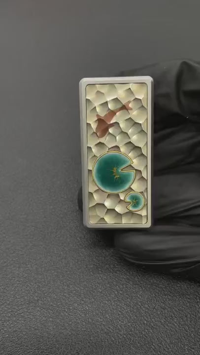 Lotus Koi Stainless Steel Copper Brass
