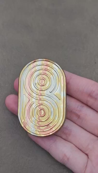 Rhythm Mokume Etched Resin-Sealed