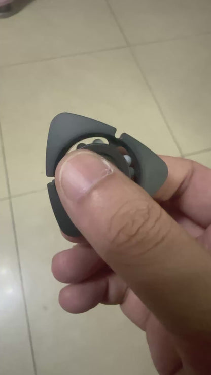 Bit-04 Tri Fidget Spinner Blasted Zirconium