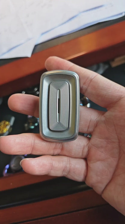 Wormhole Slider Stonewashed Stainless Steel