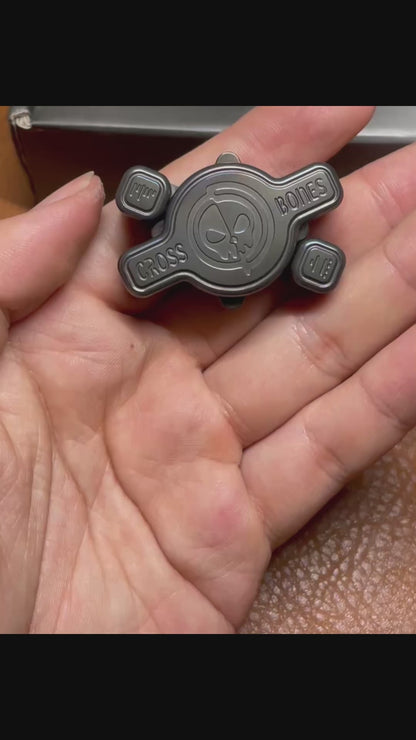 Cross Bones Oil Slick Zirconium