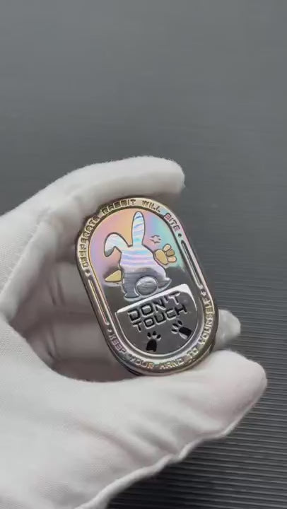 Grumpy Rabbit Rhythm Zirconium Oil Slick