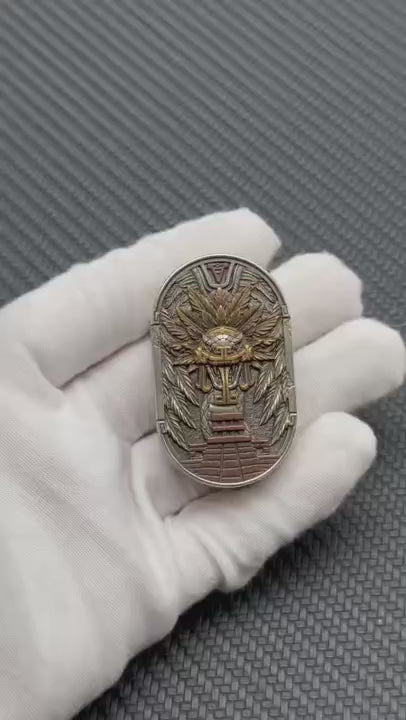 SEKI Maya Quetzalcoatl Wave Cupronickel