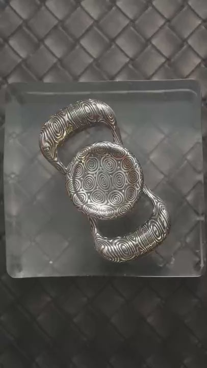 og Stainless Steel Etched