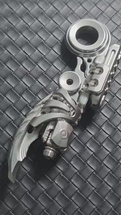 Exoskeleton Magnetic Mechanical Stainless Steel Blasted