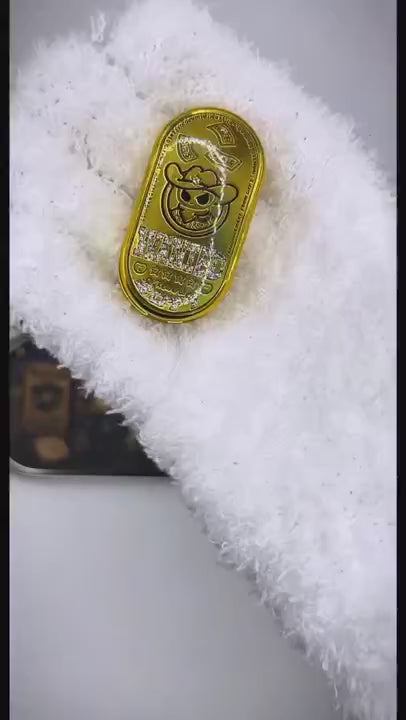 Cowboy Stainless Steel Gold Plated Resin-Sealed