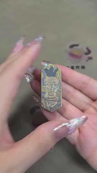 Plane Titanium Engraved