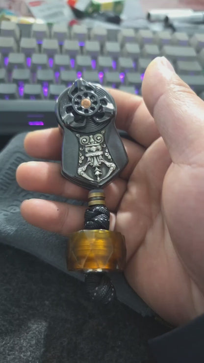 Demon Subduing Toga Tangcao Pattern Titanium