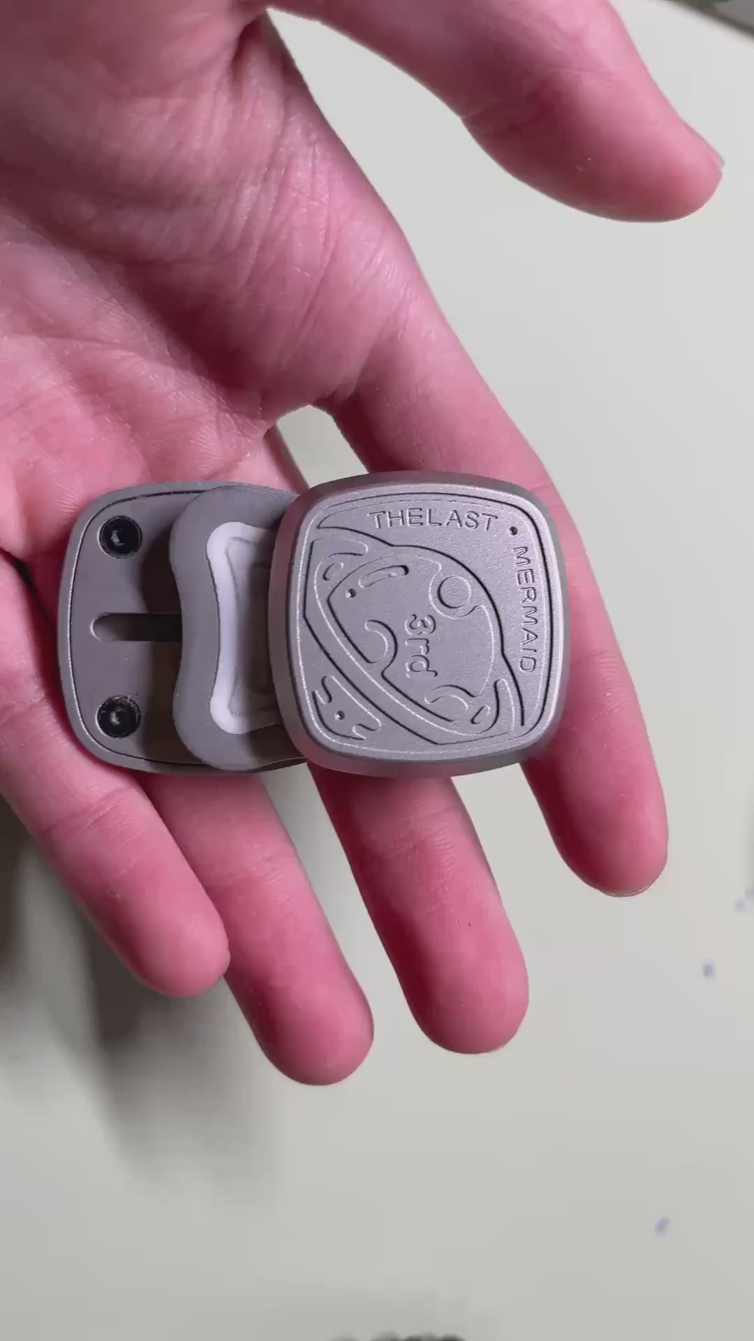 42.COSMO EDC Sliders | XX Slider & Owl | Deep Engraving | TRB