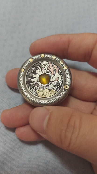 Noise Milk Cap Dragon ball Titanium Brass Copper