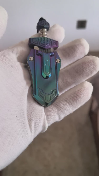 Taia Sword Zirconium Oil Slick