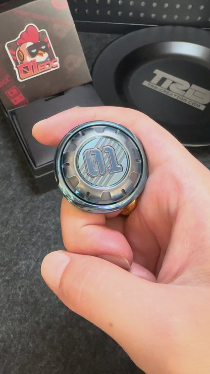 Time Badge Zirconium Ice Blue