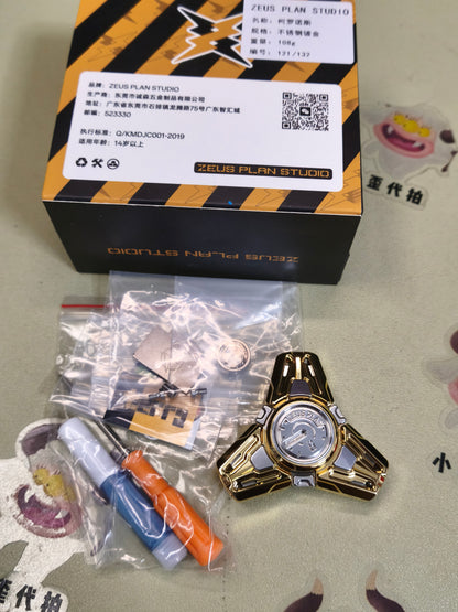 God of Time Stainless Steel Gold Plated