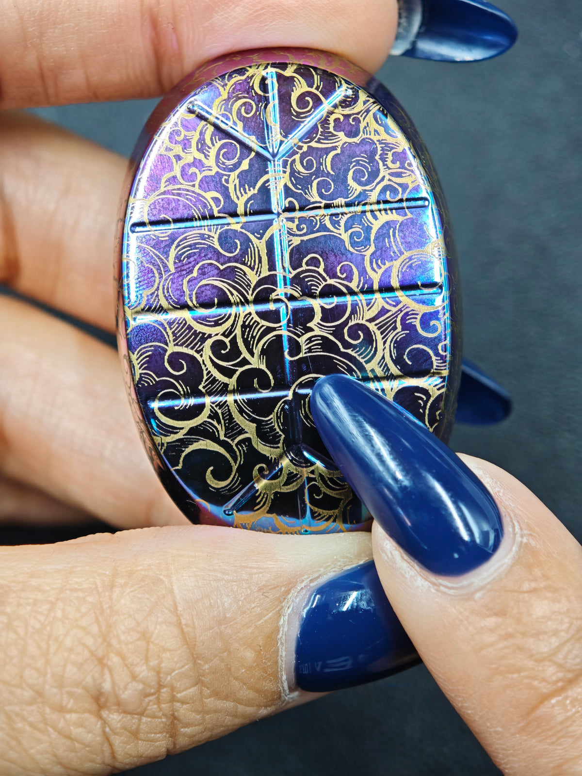 Jingle Beetle Zirconium Engraved