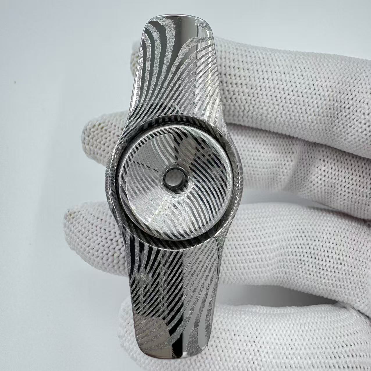 Oumuamua Premium & Premium Buckle Damasteel