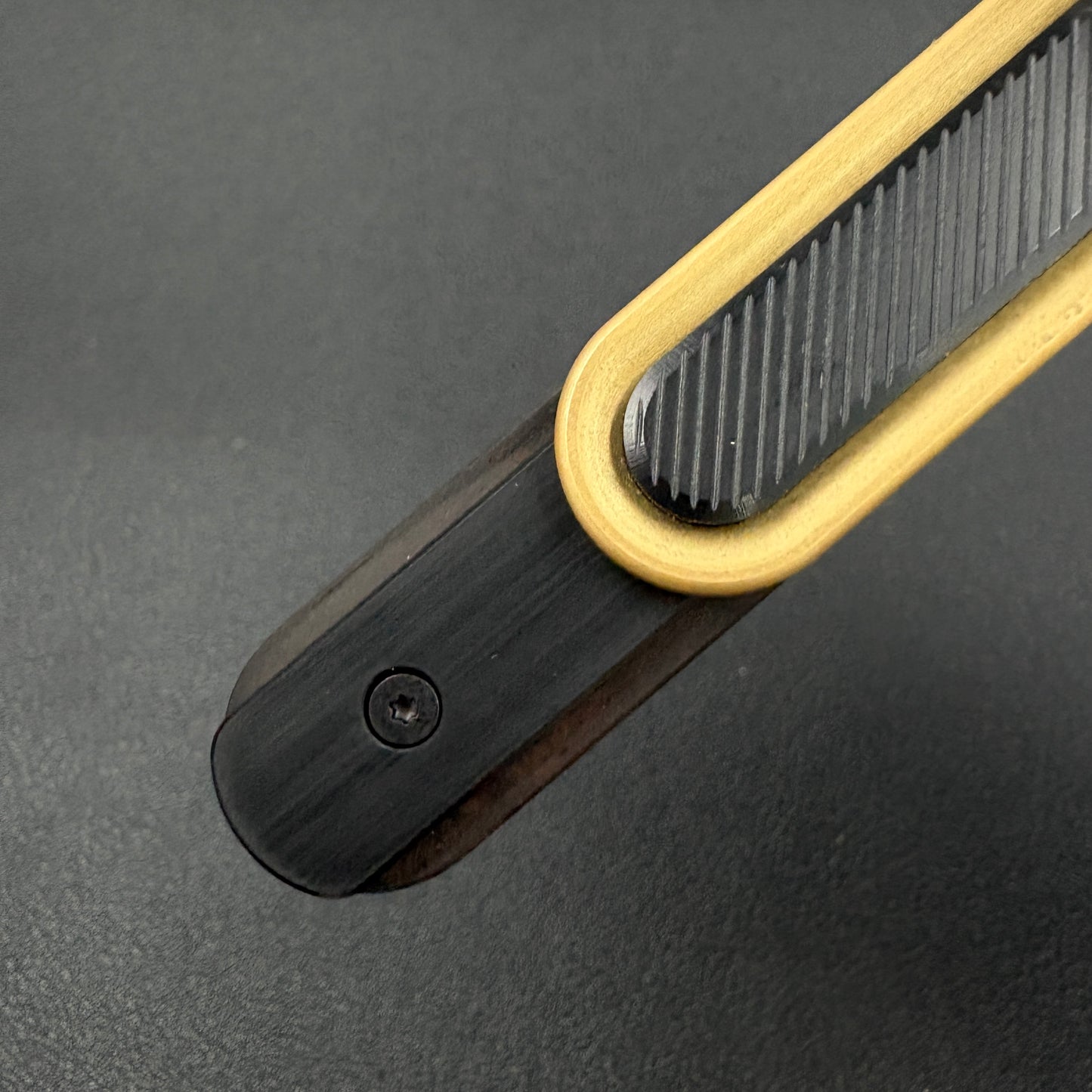 Spice Pin Brass African Blackwood