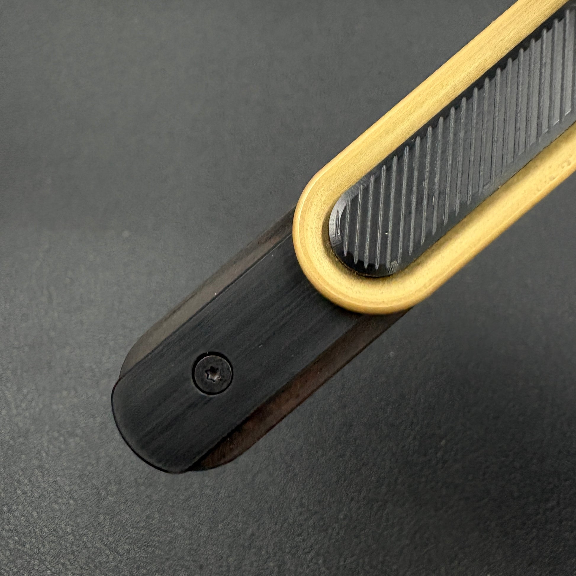 Spice Pin Brass African Blackwood