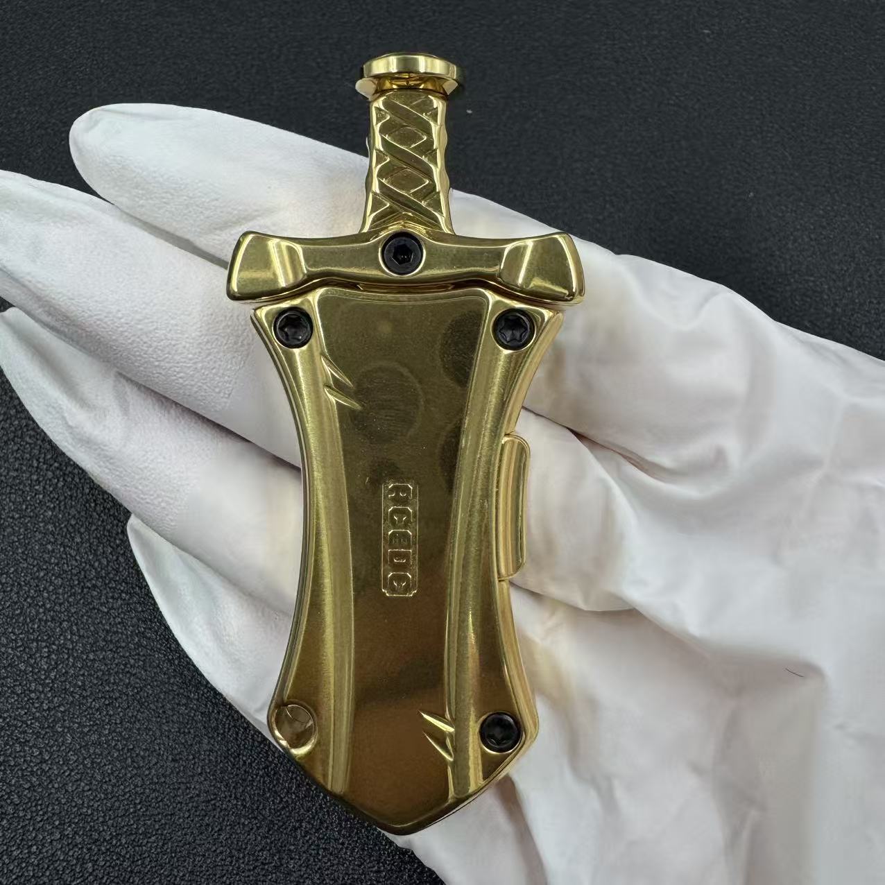 Master Sword Stainless Steel Gold Plated