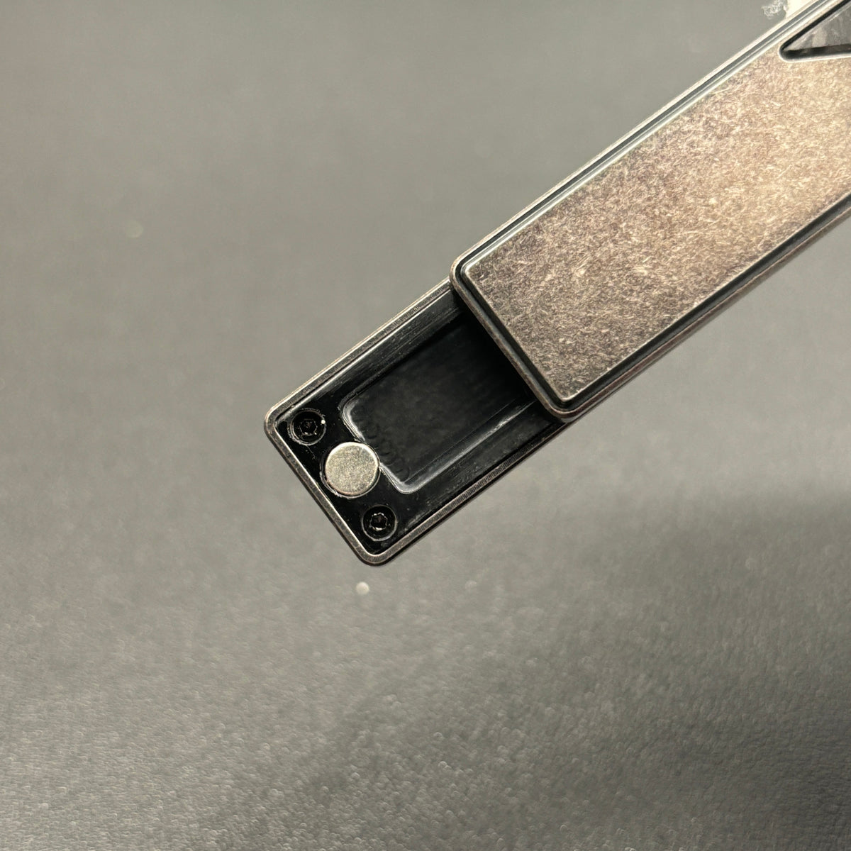Mini Box Stainless Steel Distressed