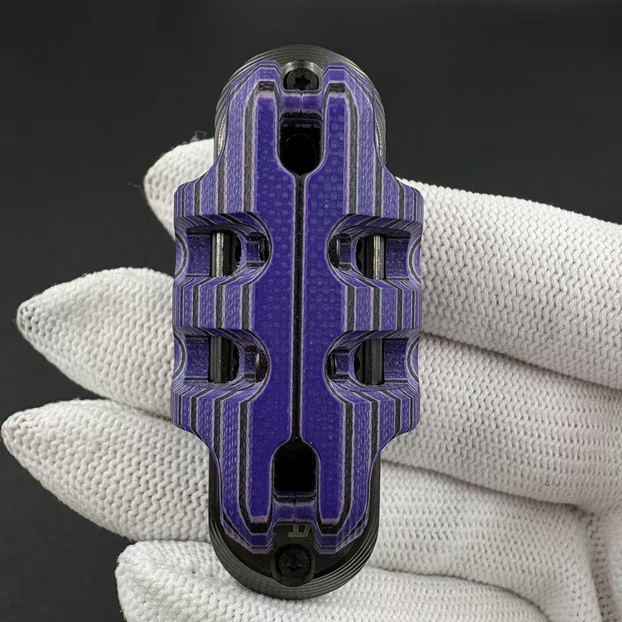 EXOSKELETON G10 Pink Purple Black Bone Core Stainless Steel