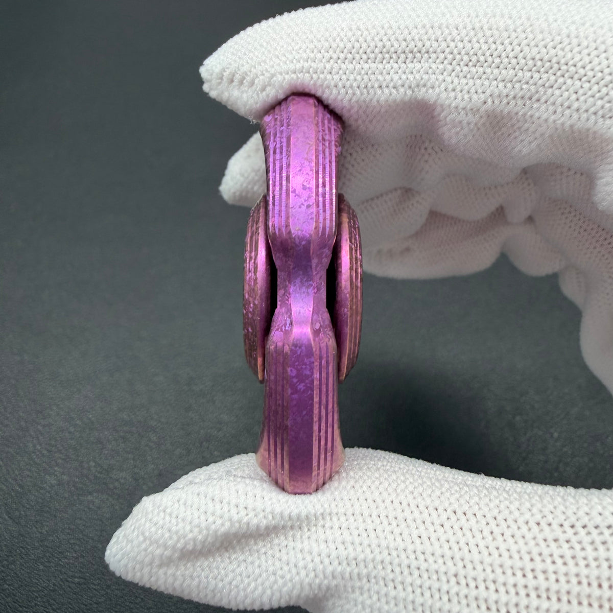 Obsidian Crystalized Crystallized Titanium Color-Anodized