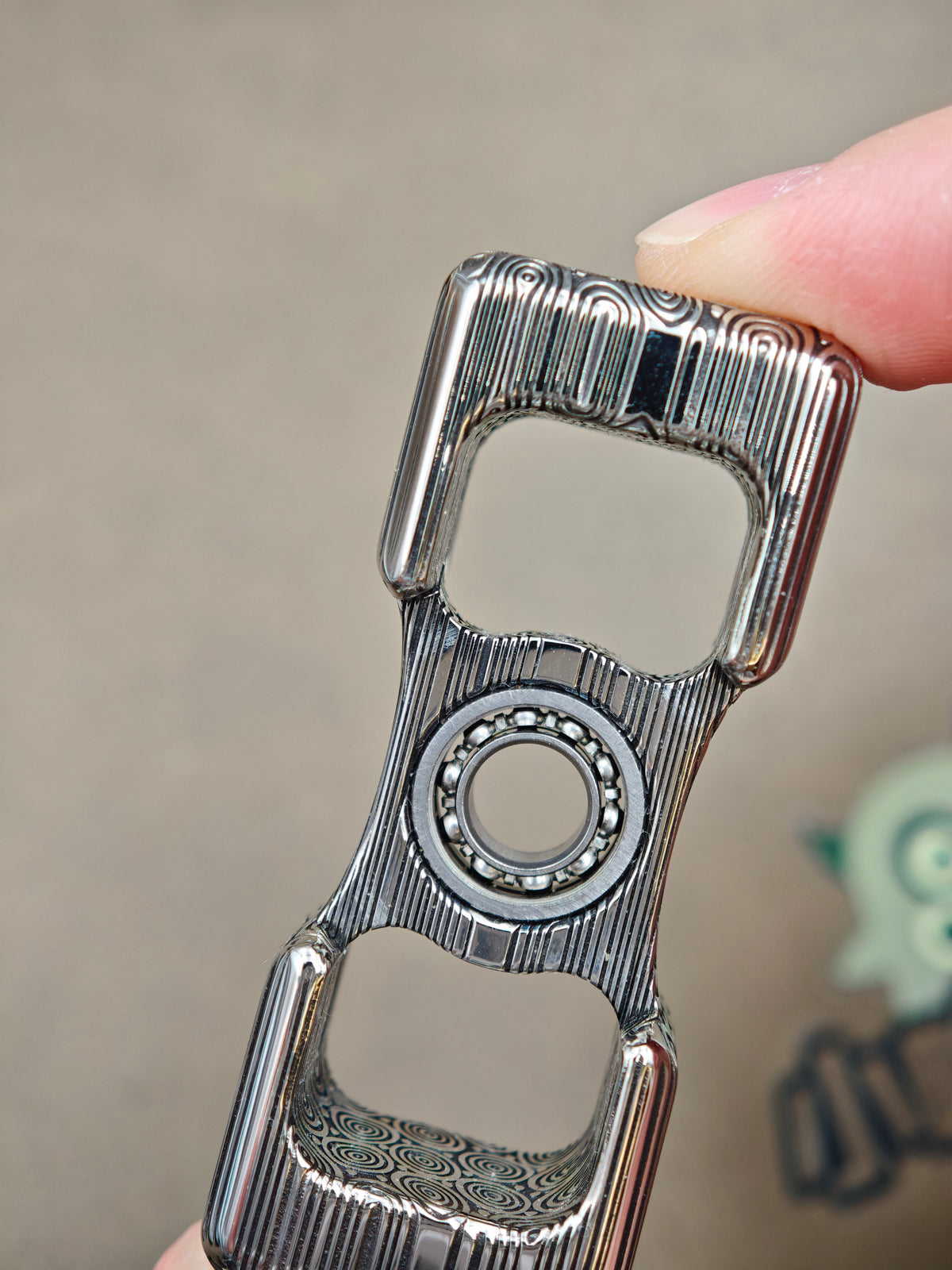 Two-Leaf Impact Damasteel