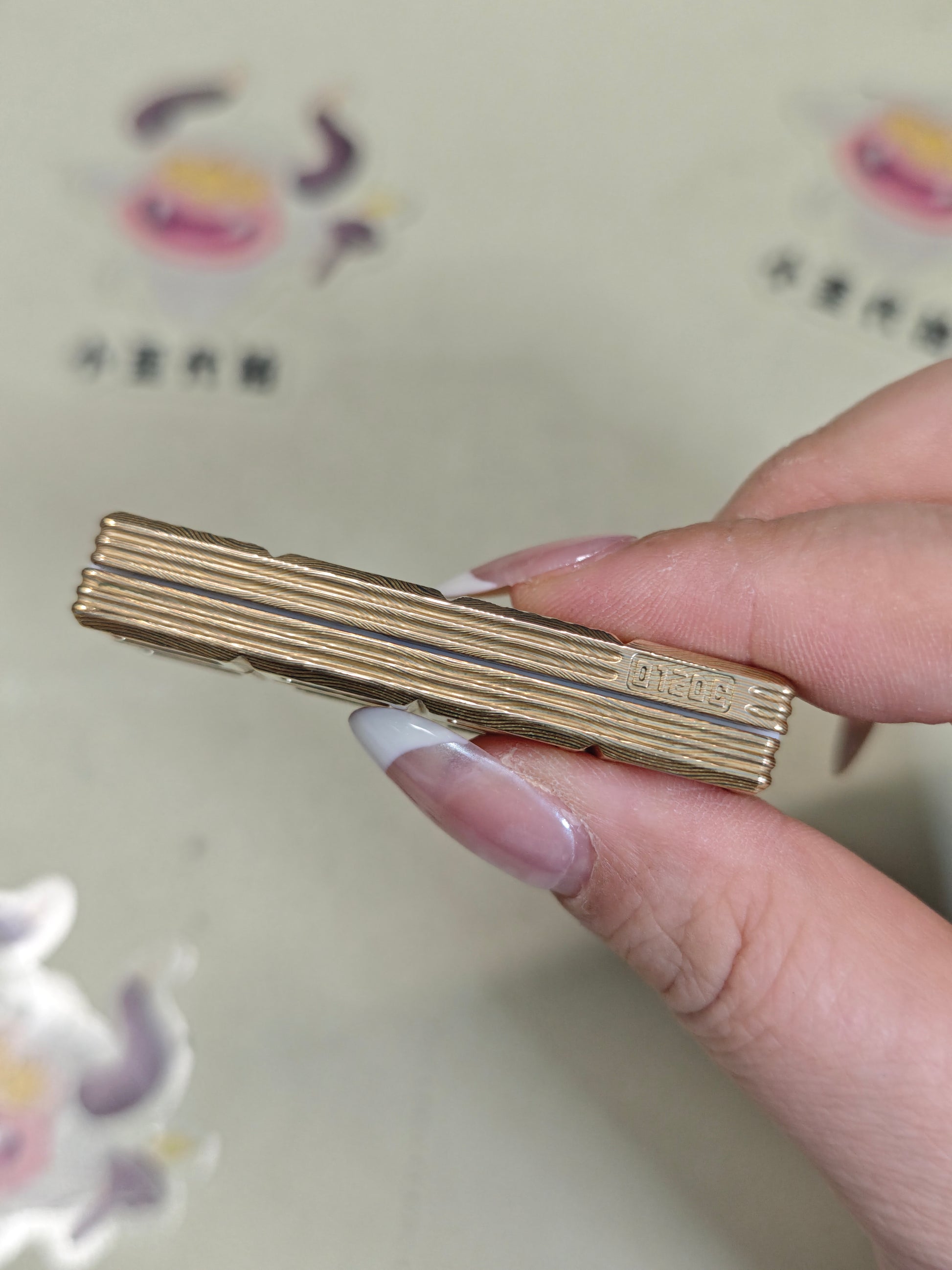 Wafer Chocolate Mokume