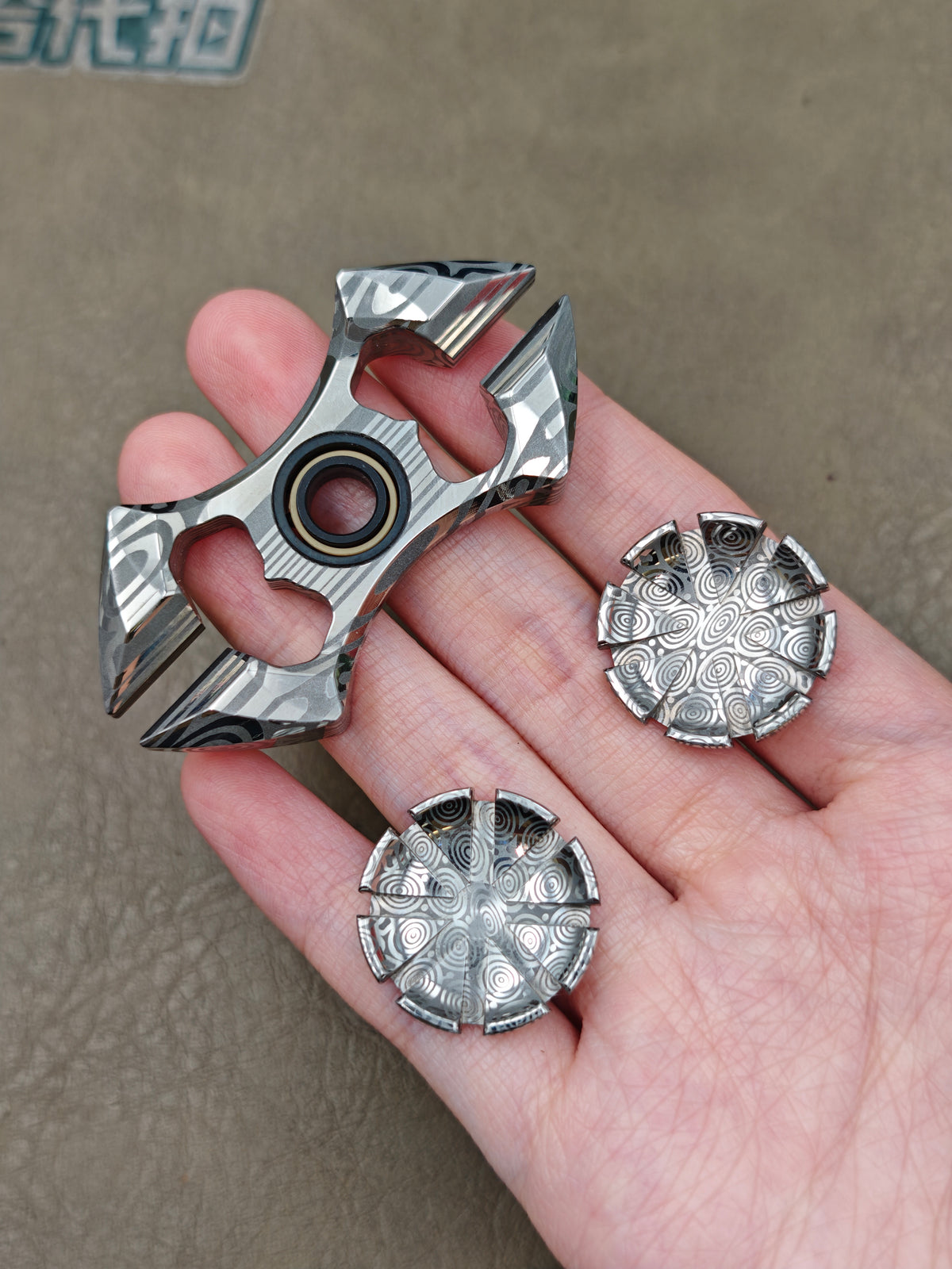 Scorpio Bearing Cap Damasteel