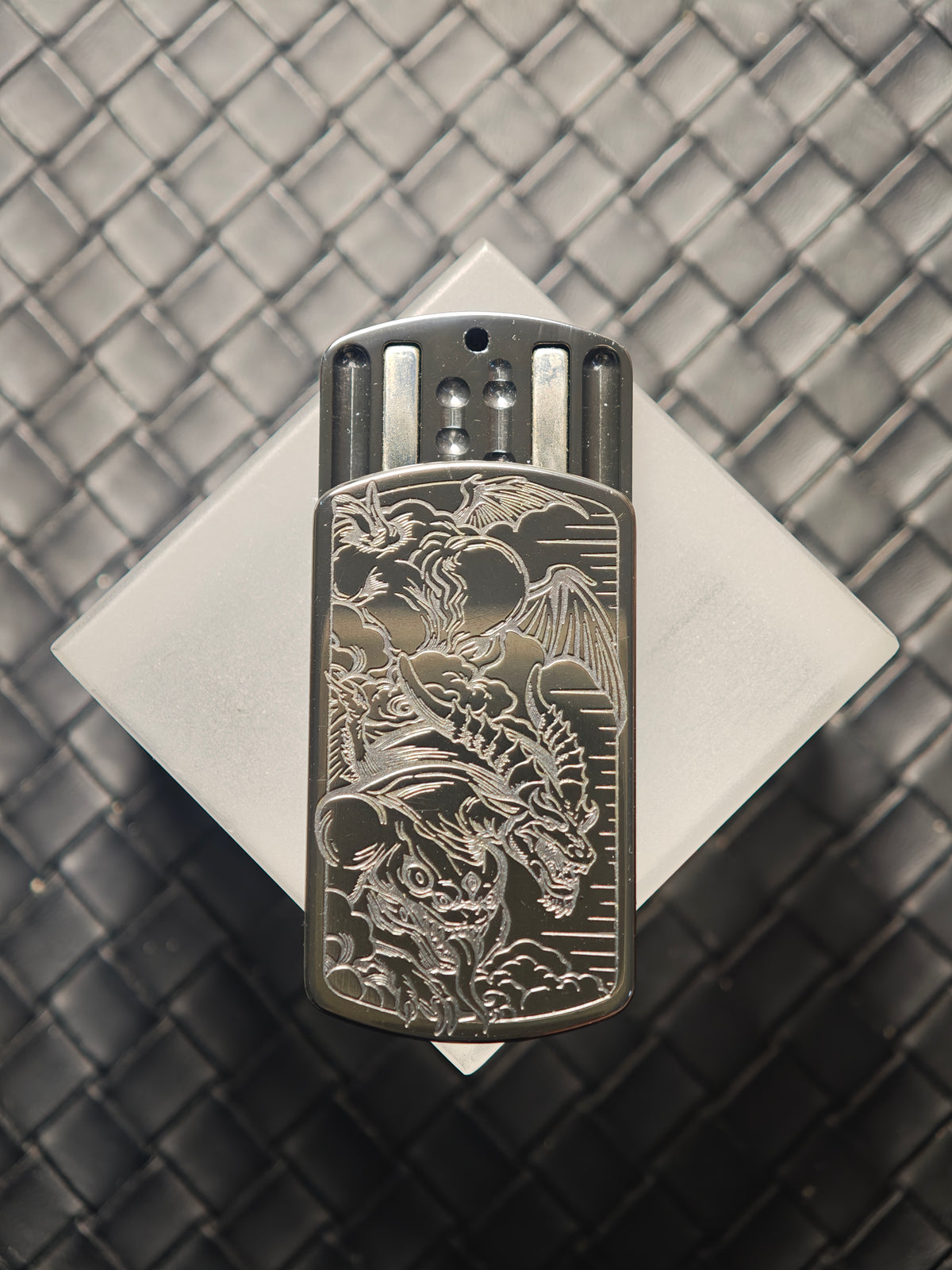 Root Three Zirconium Engraved Polished Limited Edition
